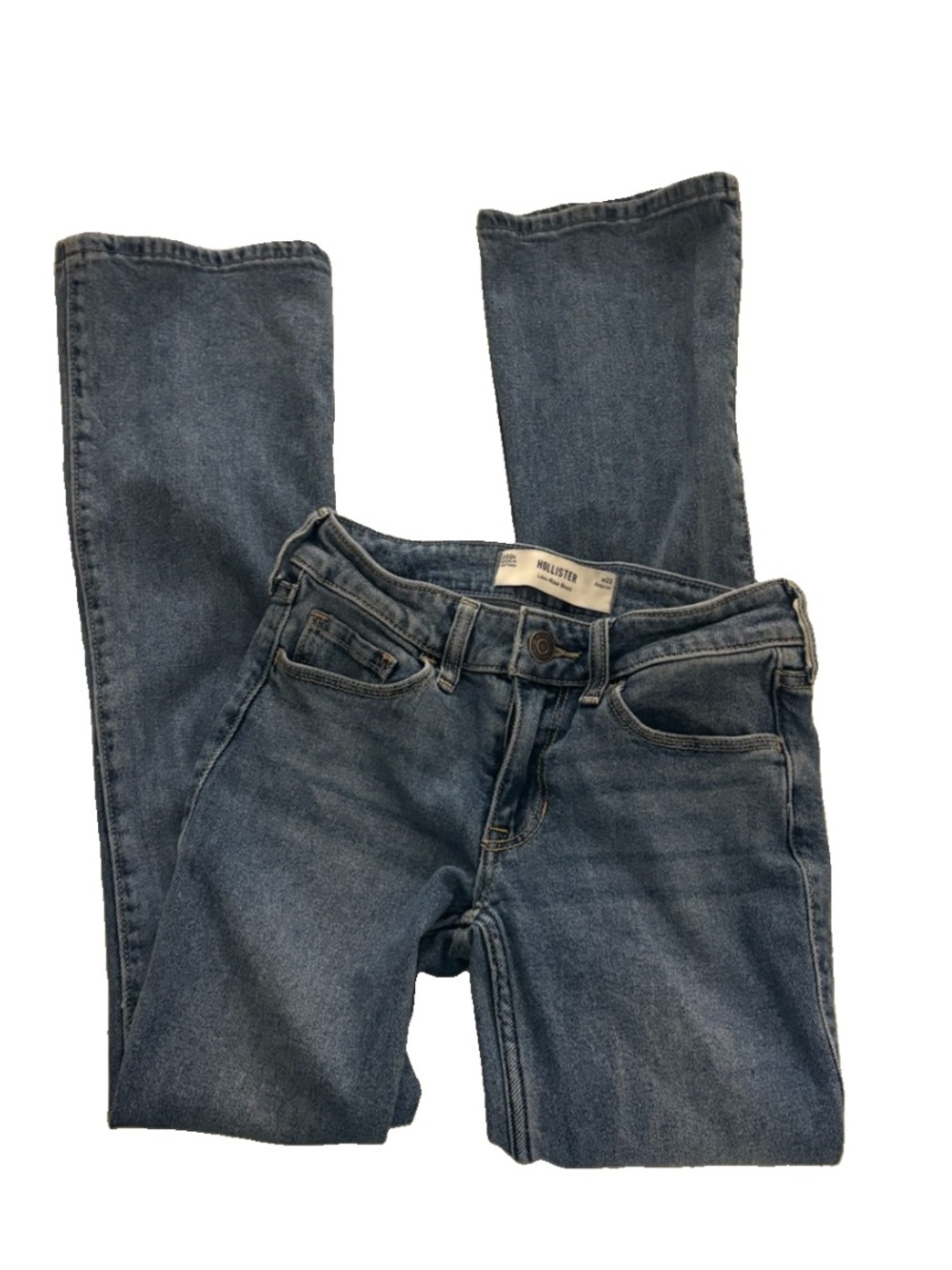 Hollister Low Rise Bootcut Women's Denim Blue Jeans